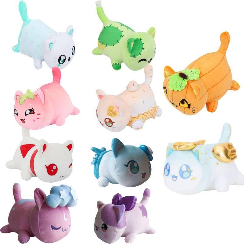 Милая плюшевая игрушка кошка Афмау, мягкая и светящаяся набивная подушка для фанатов, коллекционеров и детей