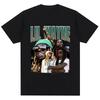 Винтажные футболки с принтом рэпера Lil Wayne для мужчин и женщин, хип-хоп, панк, уютный хлопок, модные, готические, стритвир