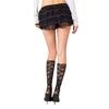 Women Lace Ruffle Bloomer Skirt Multi Layered Fairy Safety Shorts Elastic Waistband