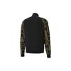 Puma Luxe Aop Track Куртка с молнией во всю длину и воротником-стойкой Мужская куртка Черное золото 530310-01