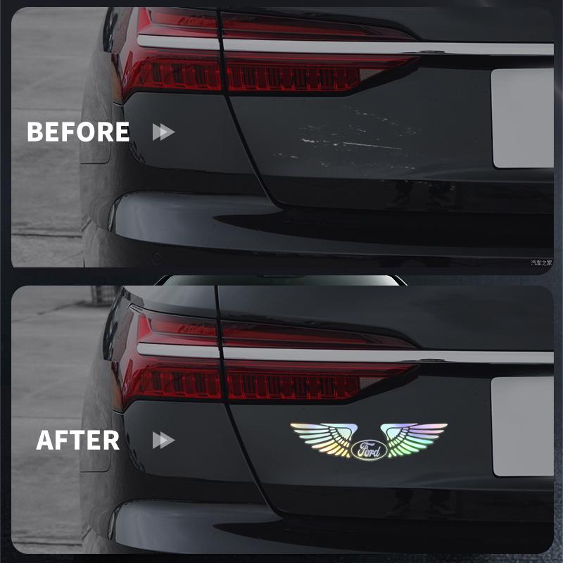 Colorful Laser Reflective Decorative Car Stickers Car Interior Accessories For Ford Escape C520 ZC/ZD C520N C519