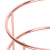2Pcs Rose Gold Desktop Storage Basket Hollow Design Storage Container Decorative Pen Holder  Desktop