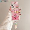 KEYSION Милый чехол с 3D-мультяшным изображением уха для VIVO Y33S Y33T Y21 Y21S с браслетом, мягкий силиконовый противоударный чехол для телефона VIVO T1X