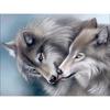 5D DIY Diamond Painting Wolf Snow Diamond Embroidery Animal Full Round Mosaic Home Decor