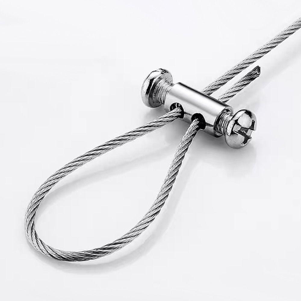Stainless Steel Suspension Lanyard Adjustable Retractable Fastening High Quality Wire Rope