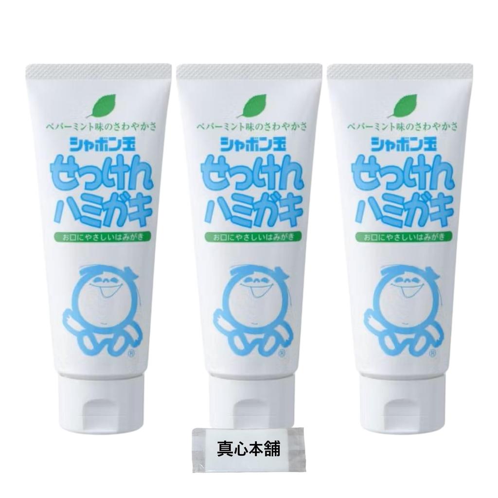 Soap Bubble Toothpaste Peppermint 140g Set of 3