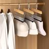 Portable 10-Clip Hanger Space Saving Hanging Closet Organizer Holds 10 Leggings Jeans Hats Shorts Socks for Dorm Room Organizati