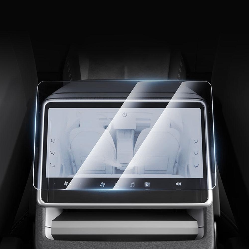 Для Tesla Model 3 Highland 2024 Защитная пленка из закаленного стекла HD для сенсорного экрана управления задним сиденьем