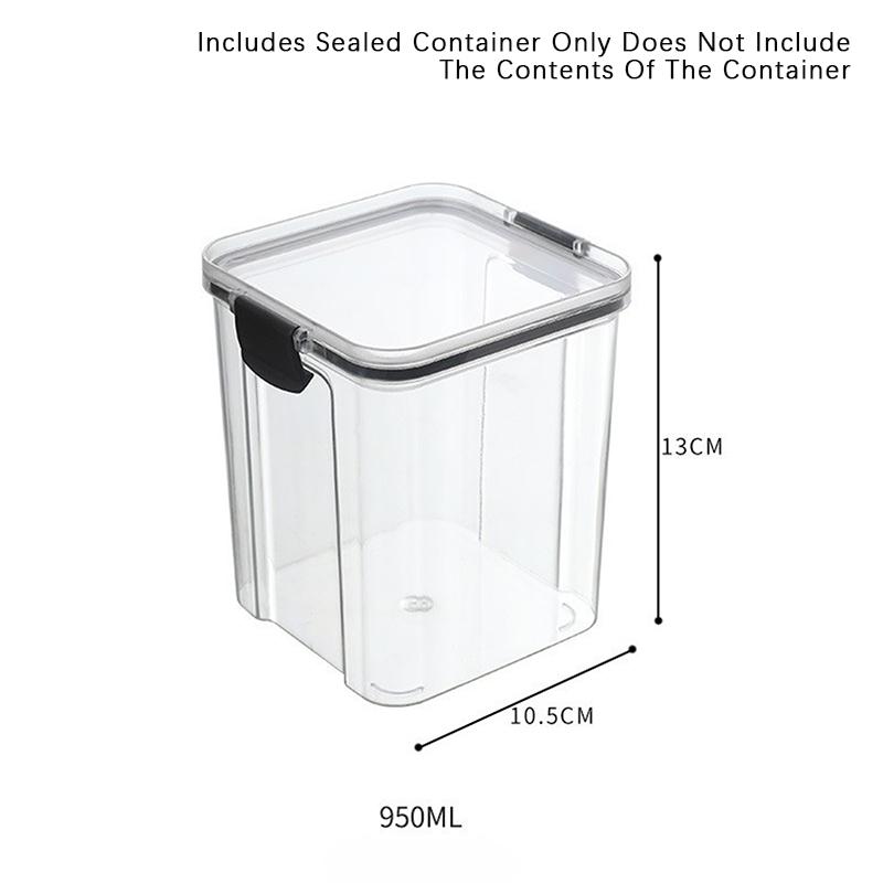 Прозрачные контейнеры для хранения продуктов Хранение на кухне Герметичные банки Пластиковые коробки для хранения Штабелируемые коробки для хранения продуктов
