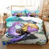 Новый игровой комплект постельного белья Teamfight Tactics, пододеяльник, одеяло, комплект постельного белья, пододеяльник, наволочка, размер King Queen Twin, для мальчиков и девочек, для взрослых