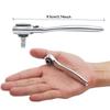 1pc Mini Ratchet Wrench 1/4 Socket Bidirectional Forward And Reverse Quick Screwdriver Cross Multi-function Set-Interface
