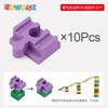 New Wooden Train Track Adapter Rail Building Block Connector Compatible All Brand Wood Railway Wooden Train Track Accessories