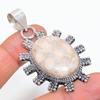 Fossil Coral Handmade 925 Sterling Silver Gift Jewelry Pendant 2.21" y3V60