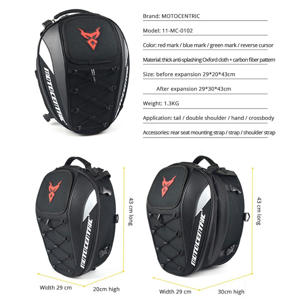 Motorcycle Bag Waterproof Mochila Moto Motorcycle Tank Bag Motorcycle Backpack Multi-functional Tail Bag 4