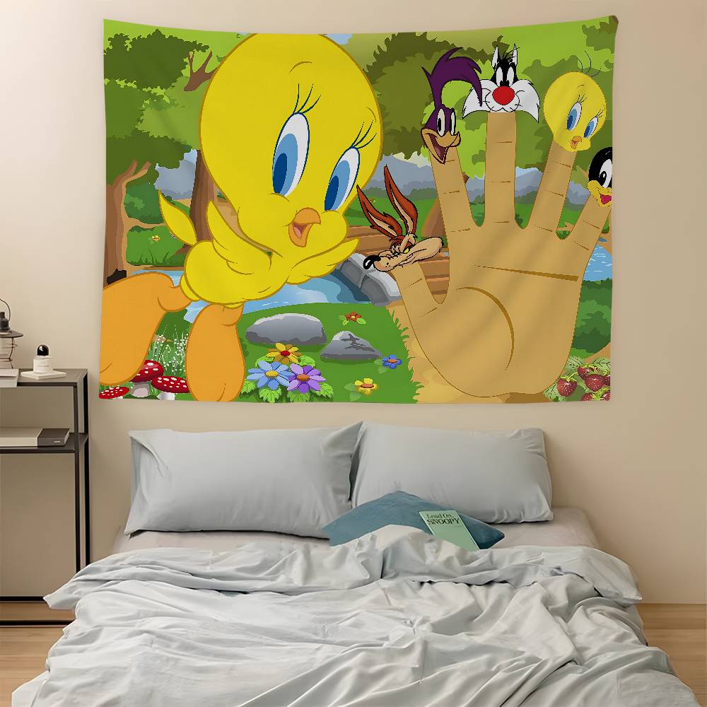 Cartoon Cute Bird DIY Wall Tapestry for Living Room Home Dorm Decor Wall Art Decor