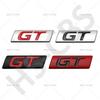 WDC5   1Pcs Metal 3D Car Rear Trunk GT Emblem Logo Auto Door Fender Badge Tailgate ogo GT Car Body Decorative Stickers Accessoires