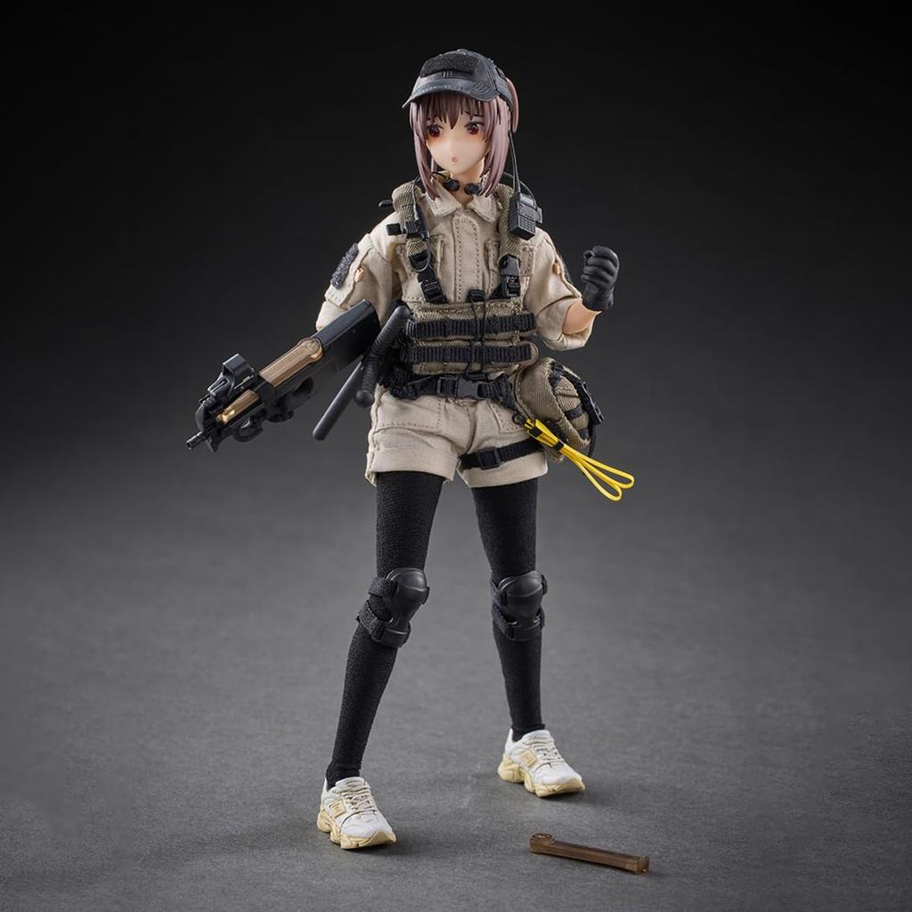 HASUKI POCKET ARTS Series PA006 Security Reizei Hisei Scale and PVC Painted Movable Figure 1/12 Cloth, ABS,
