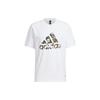 New Adidas Set In Sleeve T Shirt Unisex White HS4394