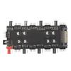 12V 4PIN ARGB and PWM Hub 8 Channel PC Fan PWM HUB Expand Motherboard Fan ARGB Interfaces with for SATA Power Supply