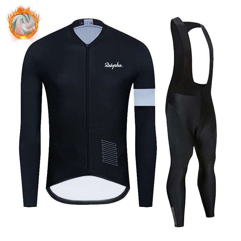 Winter Cycling Clothes Men's and Women's Breathable Road Mountain Cycling Clothes 2026 Winter Velvet Warm Cycling Clothes Set