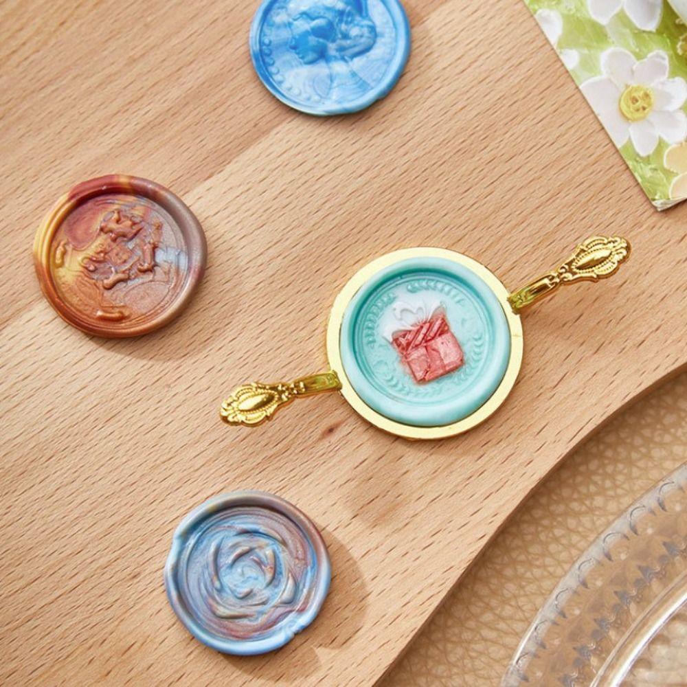 Crafts Tool Wax Sealing Shaper Wax Seal Stamp Rings Sealing Wax Molds Holder Wax Ring Shape Holder