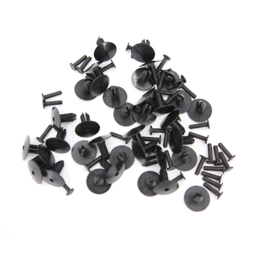 40Pcs Auto Fastener Clip Car Body Push Retainer Pin Rivet Bumper Door Fastener For BMW E46 Coupe E39 E23 E30 E31 E34 E36