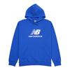 Мужская спортивная толстовка New Balance Sport Essentials с логотипом Stacked Logo. (MT41501) БЕЗДЕЛЬНИЧАТЬ (Синий драгоценный камень) Размер M