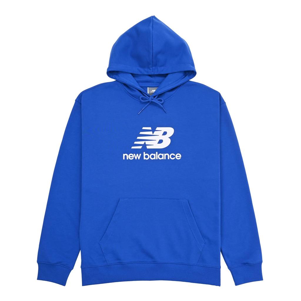 Мужская спортивная толстовка New Balance Sport Essentials с логотипом Stacked Logo. (MT41501) БЕЗДЕЛЬНИЧАТЬ (Синий драгоценный камень) Размер M