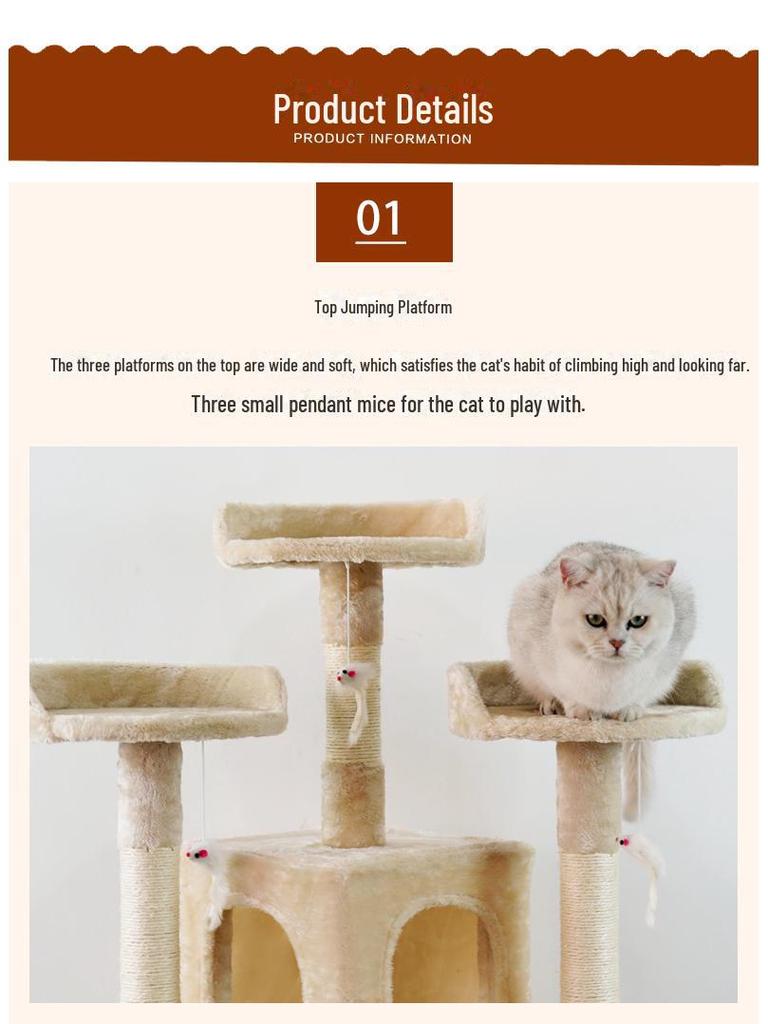 Хит продаж: Многоуровневый деревянный игровой комплекс и когтеточка для кошек