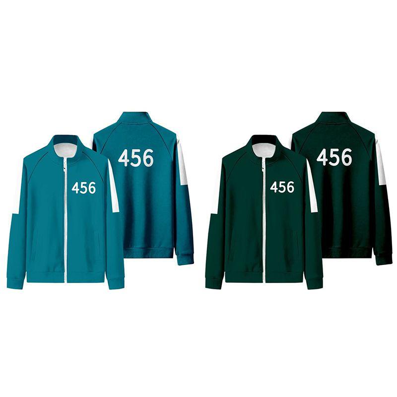 Игровое пальто Куртка кальмара Спорт 456 Netflix K-драма Корейский Ли Чонджэ Гихун Сон