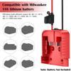 1 упаковка адаптера Power Wheel для аккумулятора Milwaukee 18V, комплект для преобразования аккумулятора Power Wheel с переключателем, предохранителем и клеммами