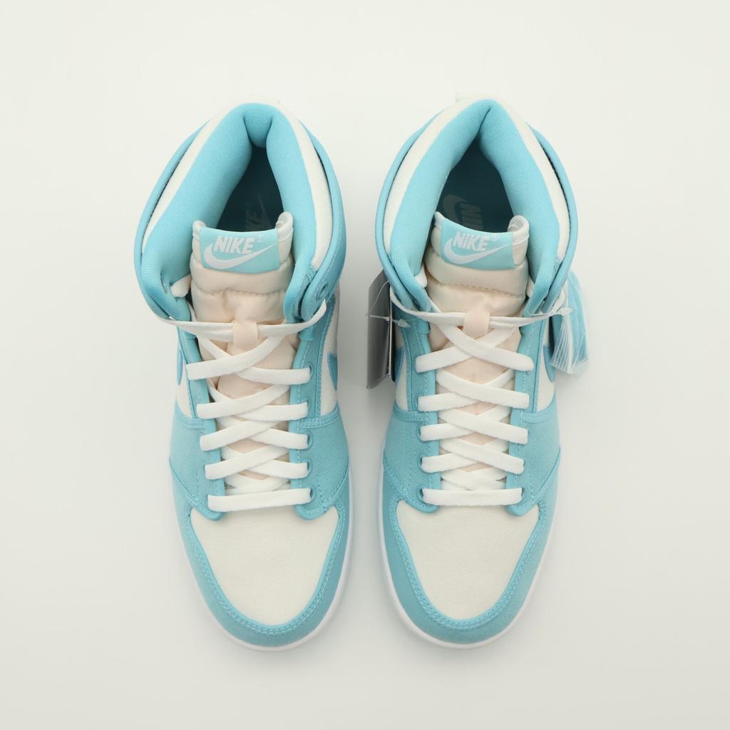 DO5047-411 Nike Air Jordan 1 High KO Выбеленный Аквамариновый Синий Белый Мятно-Зеленый (Мужской)