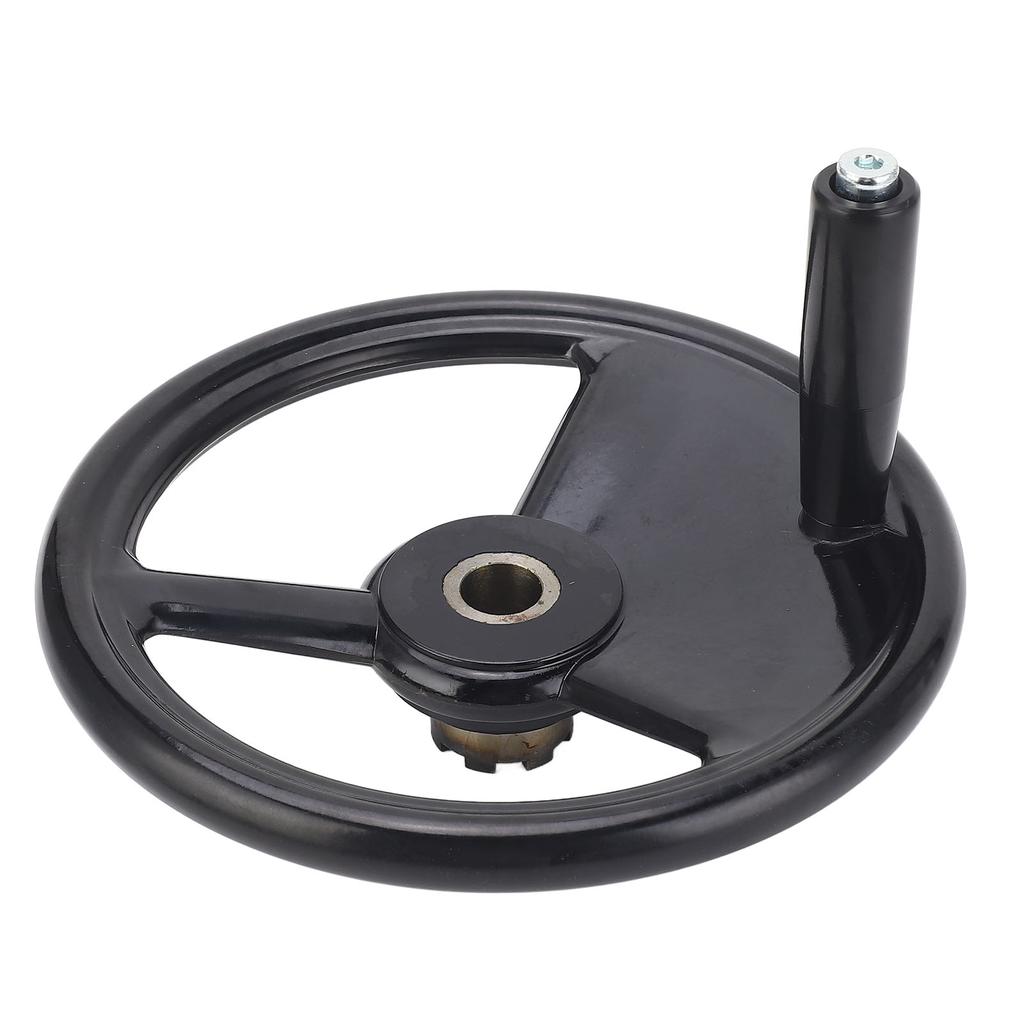 Milling Hand Wheel 22x250mm Engineering Plastics Multifunctional Round Shape Hand Wheel for Grinders