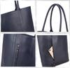Kimura handmade Tote Bag Large Capacity Business Multifunctional Leather Zipper Brand Commuting Tote Large Popular A4 Men's Men's LZ018… (LZE018)
