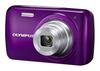 OLYMPUS Digital Camera Purple 14MP 5x Optical Zoom DIS High Definition Movie LCD 26mm Wide Angle 3D Photo Function PUR VH-210 3.0" VH-210