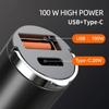 200 Вт Автомобильное USB Быстрое Зарядное Устройство 4.0 QC4.0 QC3.0 QC SCP 5A PD Type-C 200 Вт Быстрое Автомобильное USB Зарядное Устройство Универсальное для Телефонов IPhone и Xiaomi