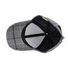 Autumn Winter Plaid Cap Men Baseball Cap Women Sun Hat Ponytail Panama Cap Visor Hats Snapback Hat