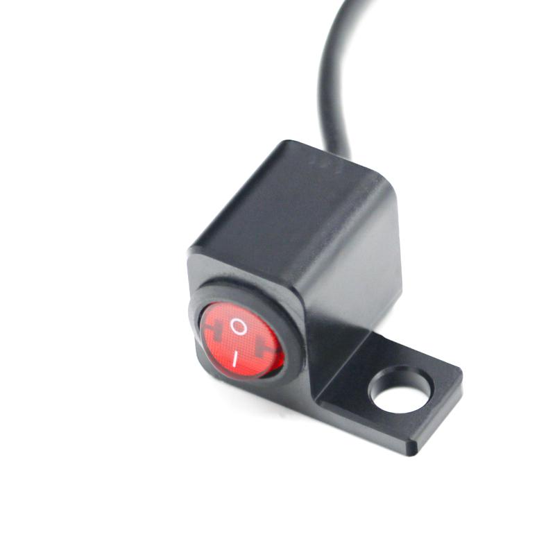 LMoDri мотоциклетные переключатели с ЧПУ, водонепроницаемый переключатель включения, выключения, переключатель управления рулем, дальний ближний свет, винт противотуманных фар