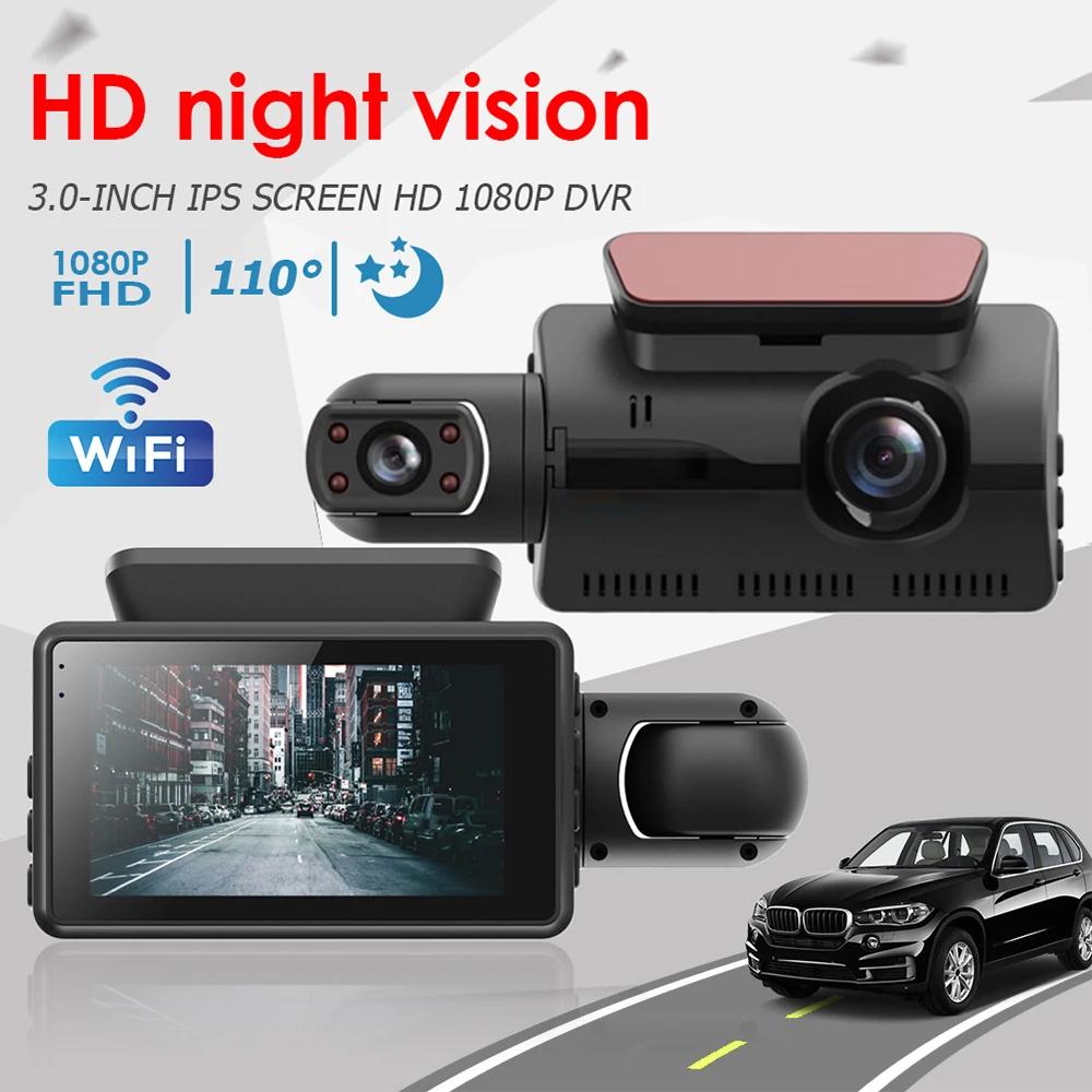 2025 Dual Lens Dash Cam for Cars Black Box HD 1080P Car Video Recorder with WIFI Night Vision G-sensor Loop Recording Dvr Car Camera