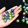 Filler 14mm Solitaire Toy Colorful Run Game Glass Ball Machine Beads Bouncing Ball Glass Marbles