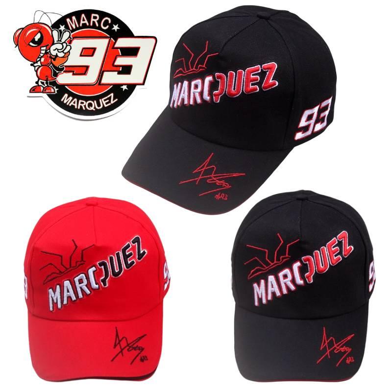 Black And Red Marc Marquez 93 Baseball Cap For Outdoor Sports