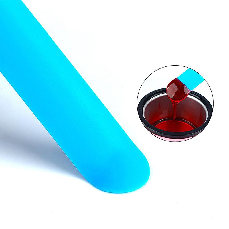 Силиконовые косметические шпатели для депиляции антипригарным покрытием Палочки для удаления волос Скребок для аппликации воска Палочки для аппликации воска