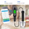 Portable Smart Bluetooth Dissolved Oxygen Meter Digital Dissolved Oxygen Analyzer 0.0-40.0mg/L Dissolved Oxygen Detector