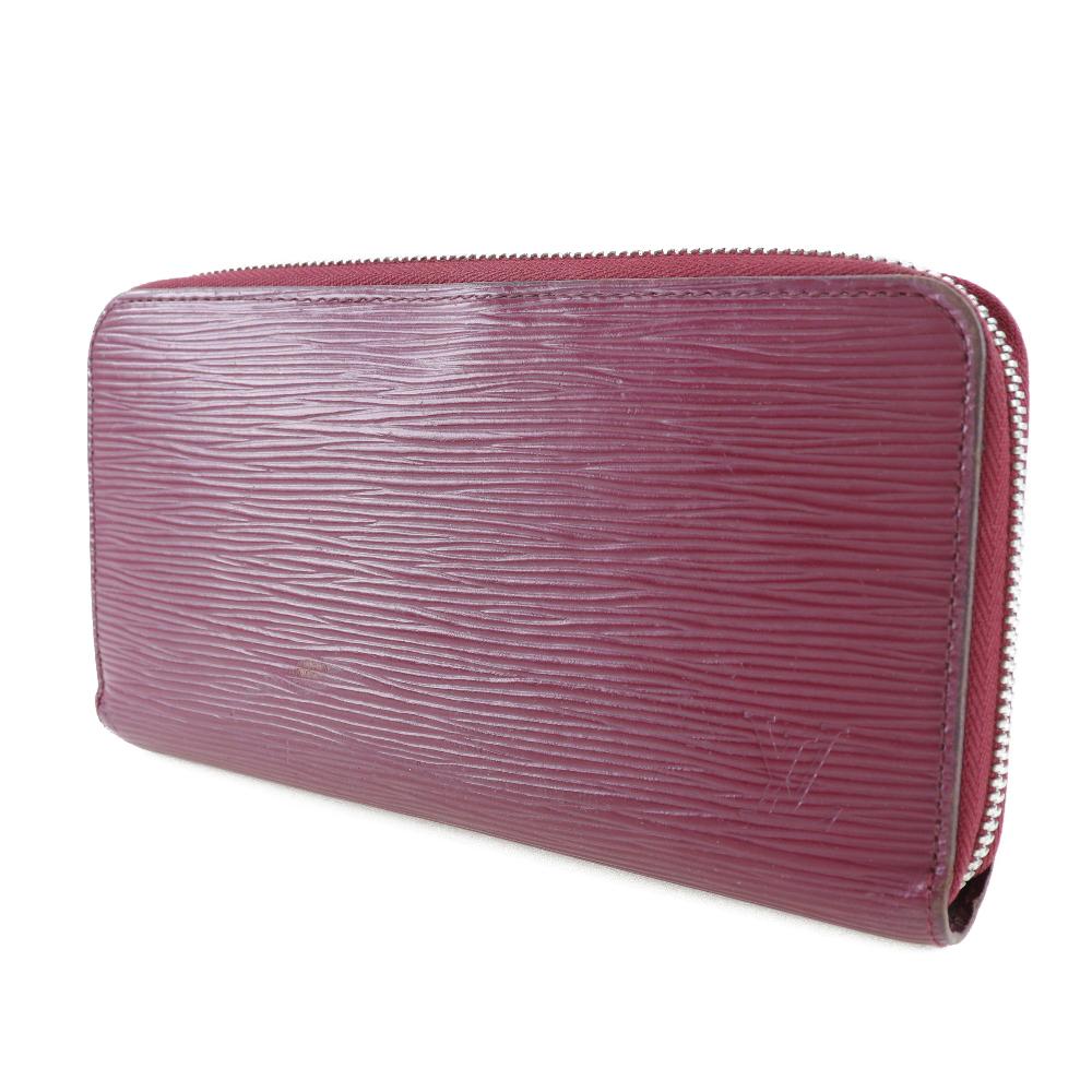 LOUIS VUITTON Zippy wallet Purse Red Epi Leather Women Used