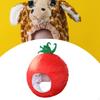 Funny Tomato Hat Decor Plush for Role Play Anniversary Party Favors Supplies