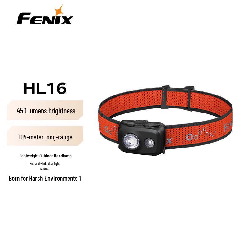 FENIX HL16 2023 Легкий налобный фонарь 450 люмен