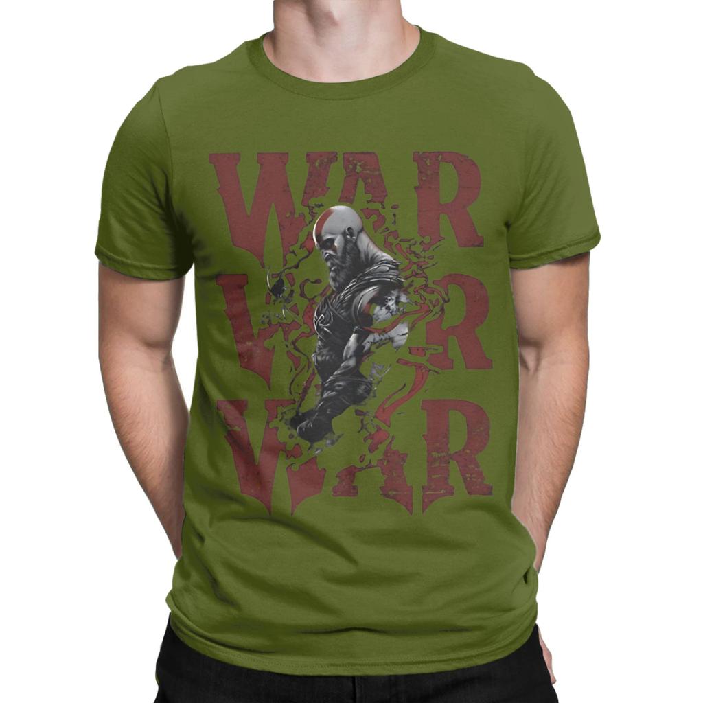 War Warrior Kratos Rage Design Funny Graphic 100 Cotton Tshirt God Of War Tees Tops For Unisex