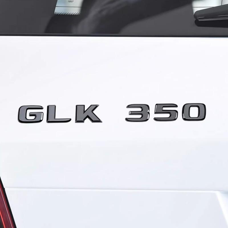 BKS2 3D Car Tail Trunk Letter car sticker GLK200 GLK220 GLK250 GLK260 GLK300 GLK350 Emblem Sticker Mercedes Benz GLK W204 X204