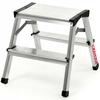 Aluminum Folding Ladder Home 2-3 Steps Platform 125kg Polish Product