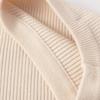 A-line Thick Pullover Dress for Autumn Winter Chic Long Ribbed Full Sleeve Party
